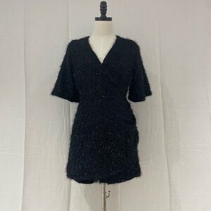 NWT Smash + Tess x Hilary Duff Tinsel Skorty Romper Midnight Black Size XS